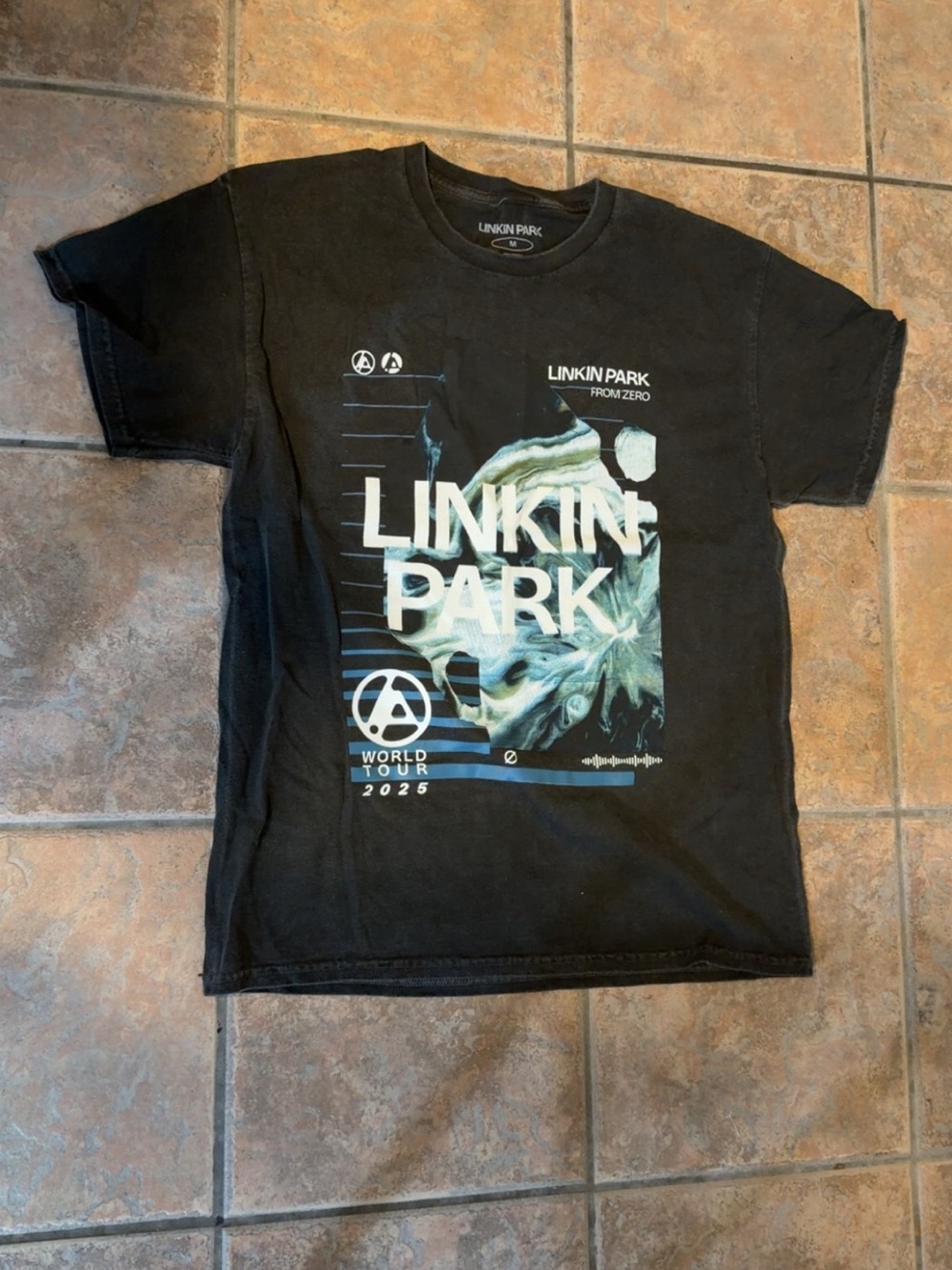 Linkin Park' Black Graphic Tour T‑Shirt